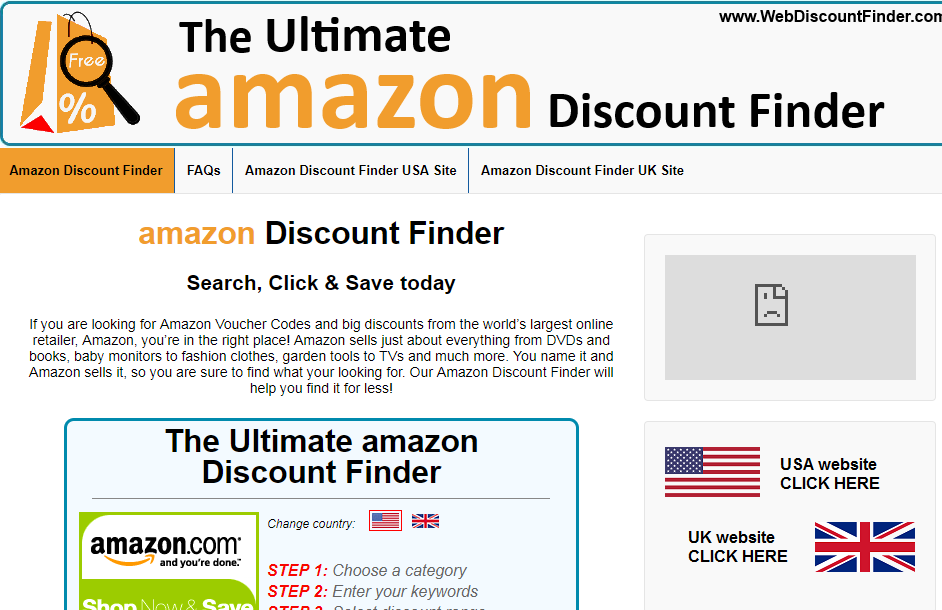 Amazon Discount Finder