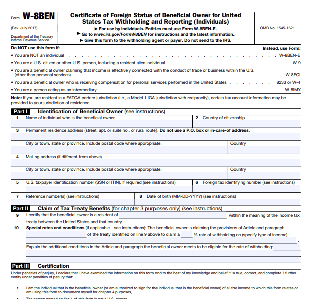 W-8BEN
