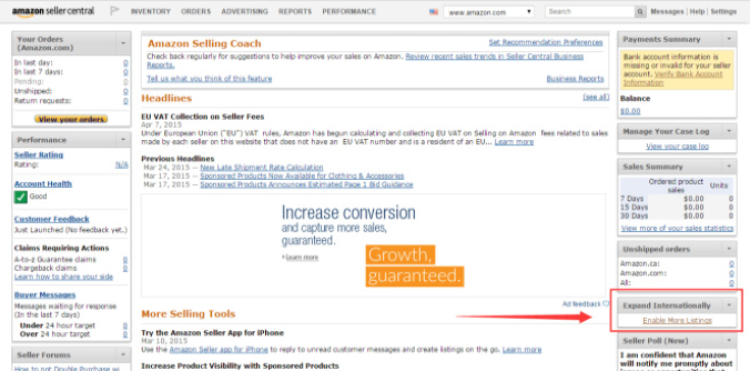 Build International Listings